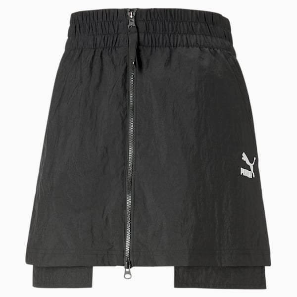 Dare To Woven Skirt Women, PUMA Black, large-ZAF