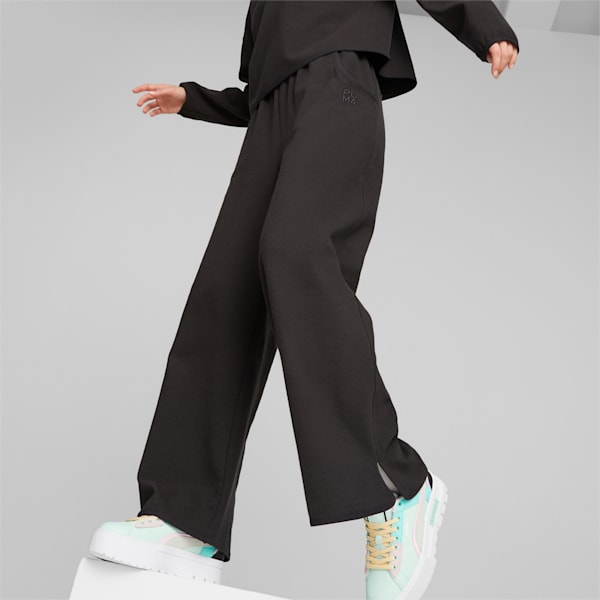 Pantalones anchos Infuse para mujer, PUMA Black, large-ARG