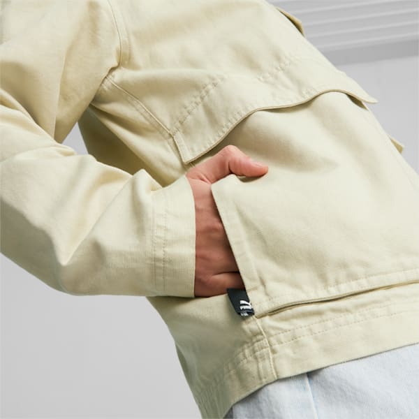 DOWNTOWN Chore Jacket Men, Granola, large-ZAF