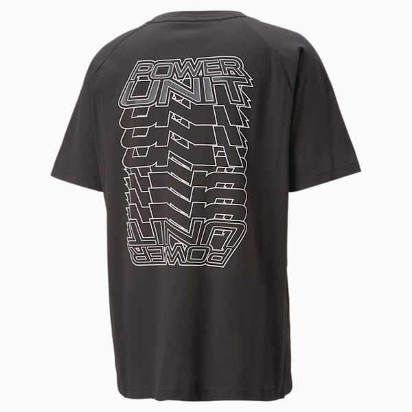 Remera con logo de equipo para hombre Mercedes-AMG Petronas Motorsport, PUMA Black, large-ARG