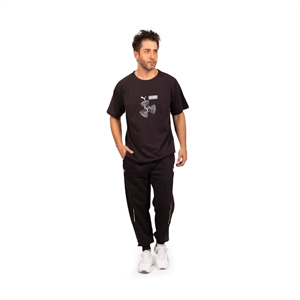 Remera con logo de equipo para hombre Mercedes-AMG Petronas Motorsport, PUMA Black, large-ARG