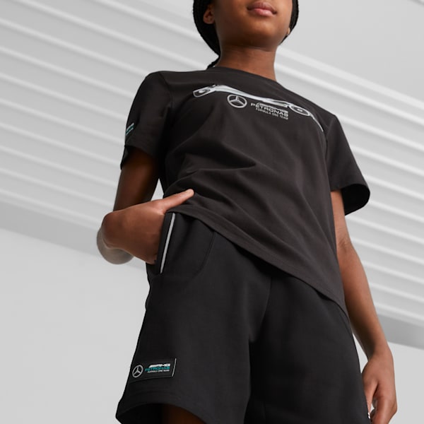 Mercedes-AMG Petronas Motorsport Formula 1® Sweat Shorts Kids, PUMA Black, large-ZAF