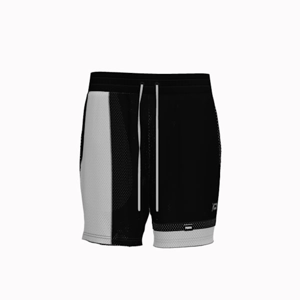 Shorts de basketball Ralph para hombre, PUMA Black-PUMA White, large-ARG