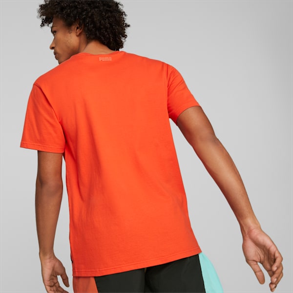 Remera de basketball New Era para hombre, Warm Earth, large-ARG