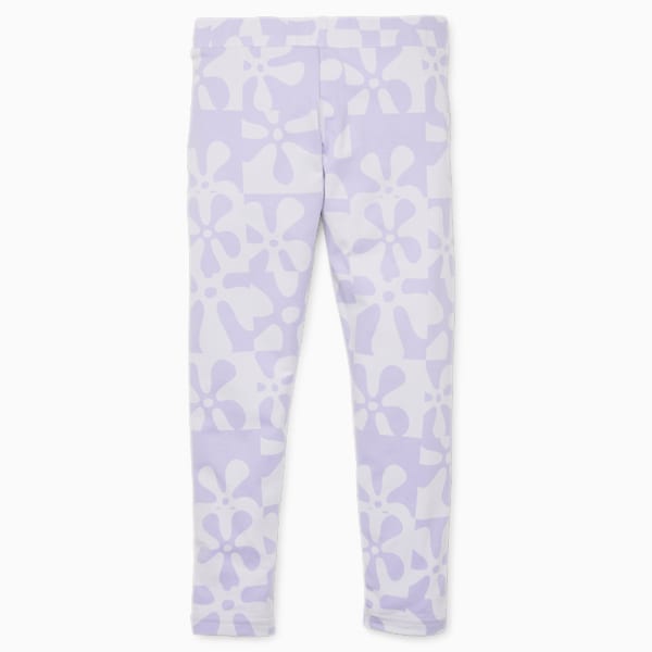 PUMA x SPONGEBOB Leggings Kids, Vivid Violet, large-ZAF