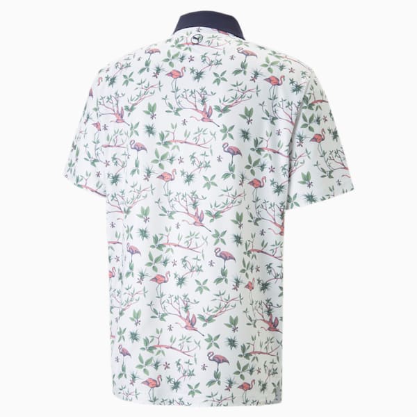 Mattr Lagoon Golf Polo Shirt Men, Bright White-Flamingo Pink, large-ZAF