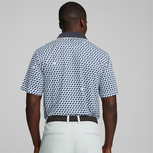 Mattr Love/H8 Golf Polo Shirt Men, Bright White-Navy Blazer, large-ZAF