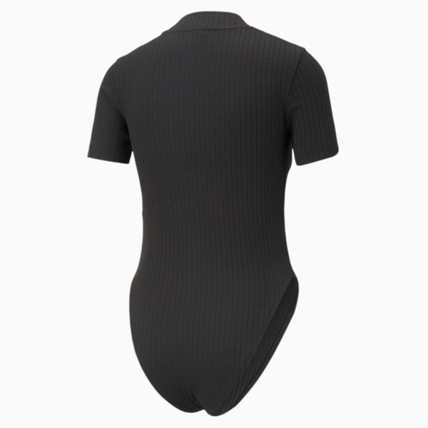 Classics Ribbed Bodysuit Women, PUMA Black, large-ZAF