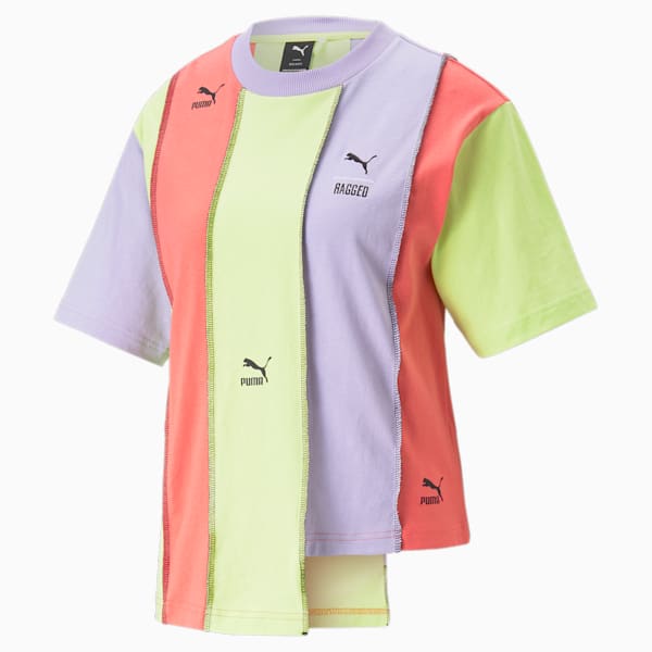 PUMA x THE RAGGED PRIEST Tee Women, Lily Pad, large-ZAF