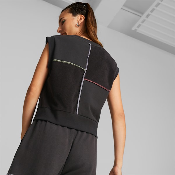 PUMA x The Ragged Priest Vest Women, PUMA Black, large-ZAF