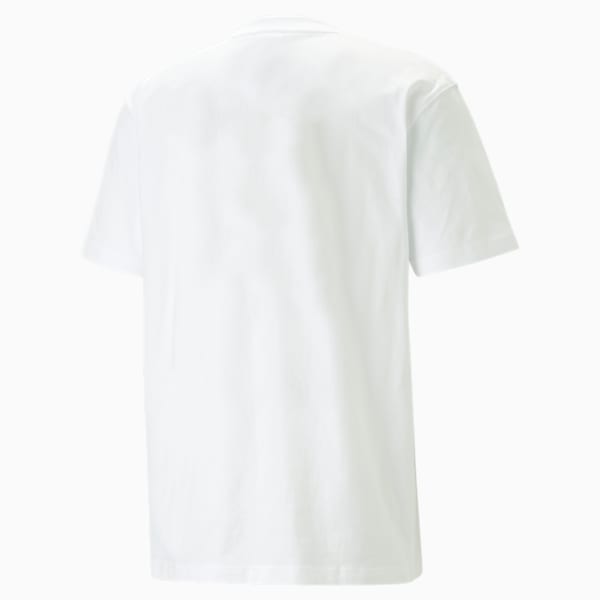 UPTOWN Graphic Tee Men, PUMA White, large-ZAF