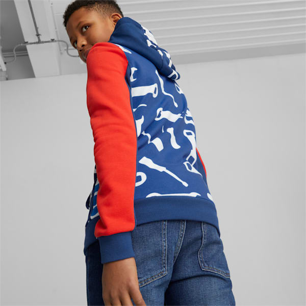 BMW M Motorsport Hoodie Kids, Pro Blue-M color, large-ZAF