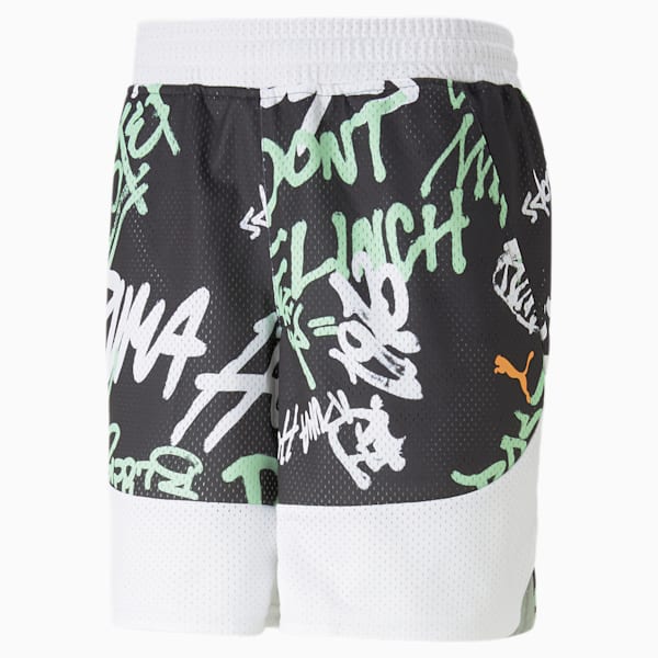 Jamboree Printed Basketball Shorts Men, PUMA Black-DON'T FLINCH AOP, large-ZAF