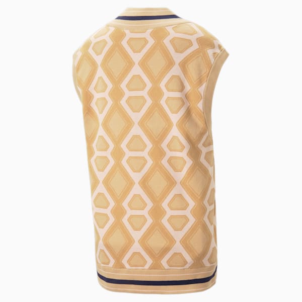 PUMA x DAPPER DAN Knit Vest, Ginger Root, large-ZAF