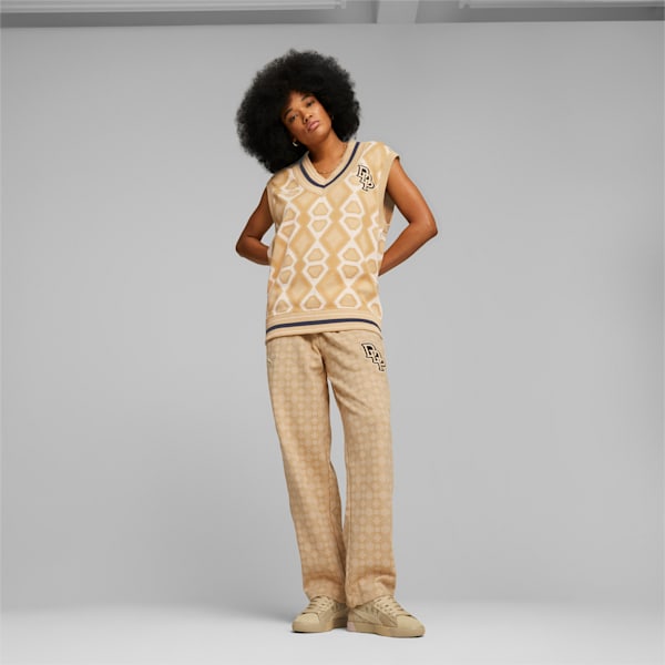 PUMA x DAPPER DAN Knit Vest, Ginger Root, large-ZAF