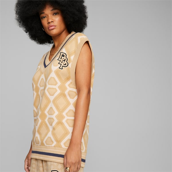 PUMA x DAPPER DAN Knit Vest, Ginger Root, large-ZAF