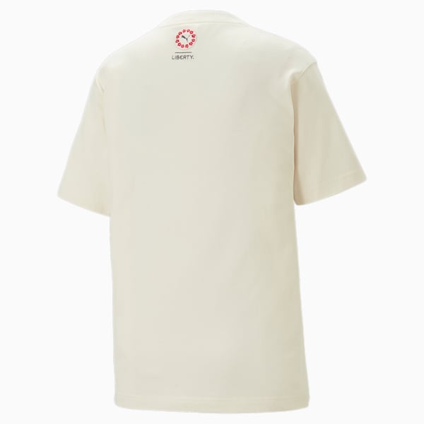 PUMA x LIBERTY Graphic Tee Women, Pristine, large-ZAF