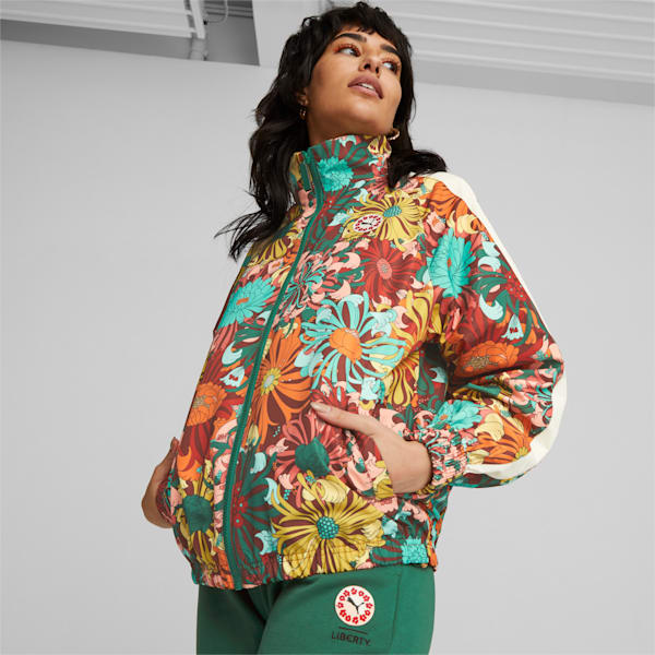 PUMA x LIBERTY Printed Jacket Women, Pristine-AOP, large-ZAF
