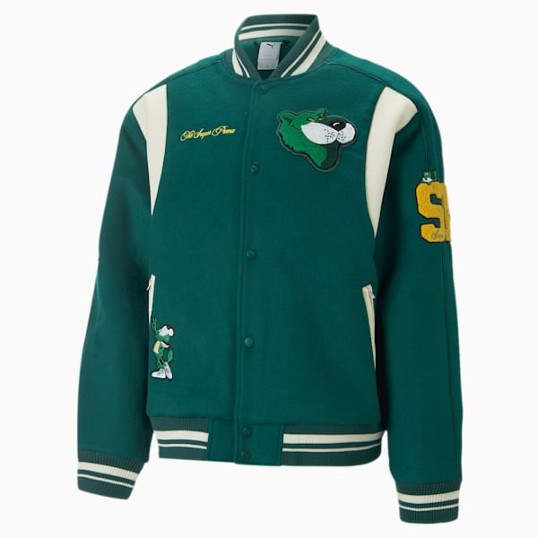 The Mascot T7 College Jacket Men, Evergreen, large-ZAF