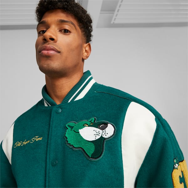 The Mascot T7 College Jacket Men, Evergreen, large-ZAF