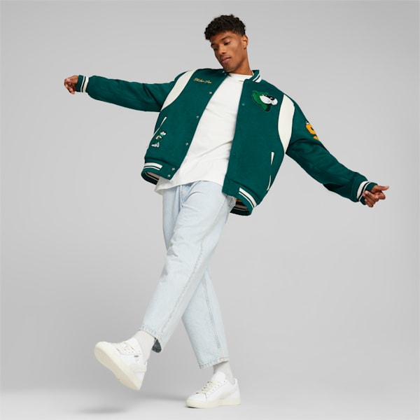 The Mascot T7 College Jacket Men, Evergreen, large-ZAF