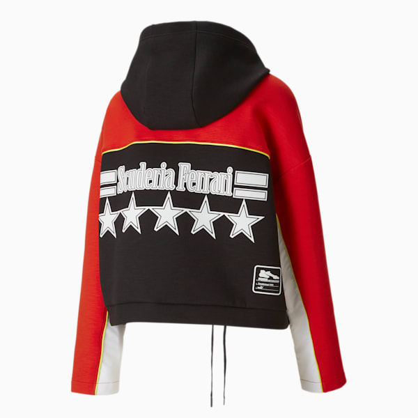 PUMA x Scuderia Ferrari x June Ambrose Motorsport Hoodie Women, Rosso Corsa, large-ZAF