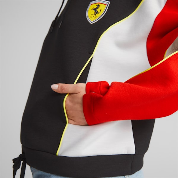 PUMA x Scuderia Ferrari x June Ambrose Motorsport Hoodie Women, Rosso Corsa, large-ZAF
