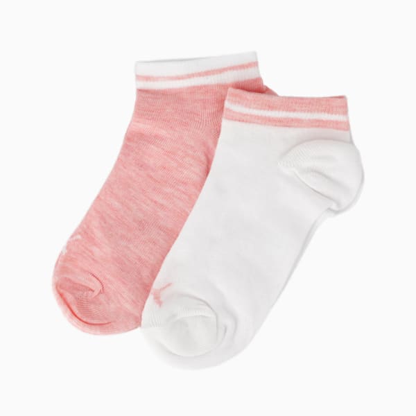 Girls 2 pack secret socks, Rosewater, large-ZAF