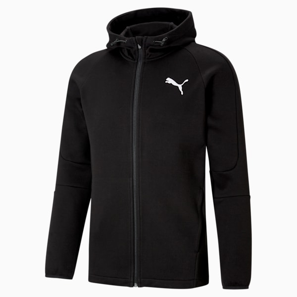 Campera con capucha para hombre Evostripe, Puma Black, large-ARG