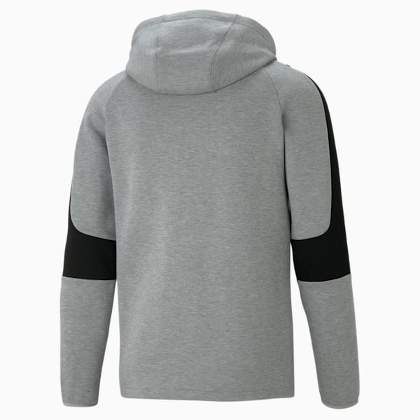 Campera con capucha para hombre Evostripe, Medium Gray Heather, large-ARG