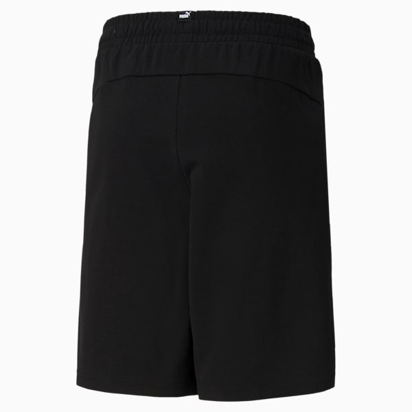 Essentials Jersey Youth Shorts, Puma Black, large-ZAF