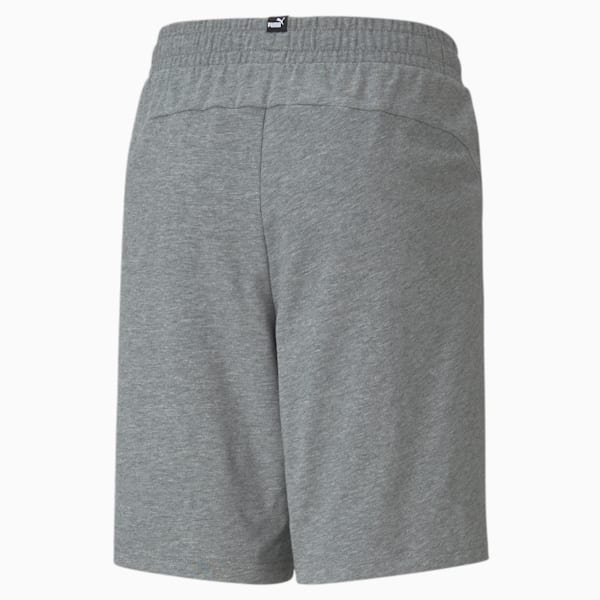 Essentials Jersey Youth Shorts, Medium Gray Heather, large-ZAF