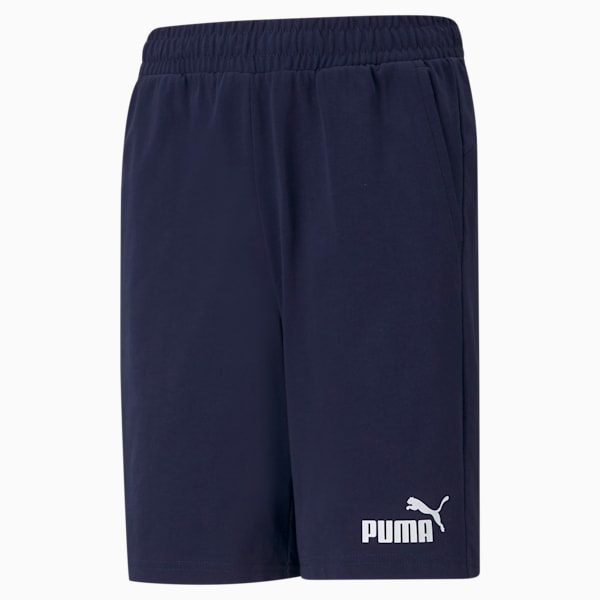 Essentials Jersey Youth Shorts, Peacoat, large-ZAF