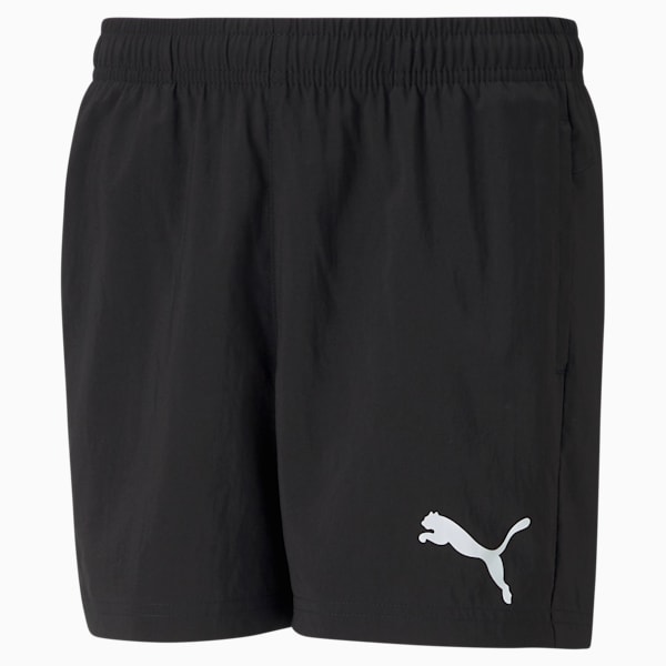 Active Woven Shorts Youth, Puma Black, large-ZAF