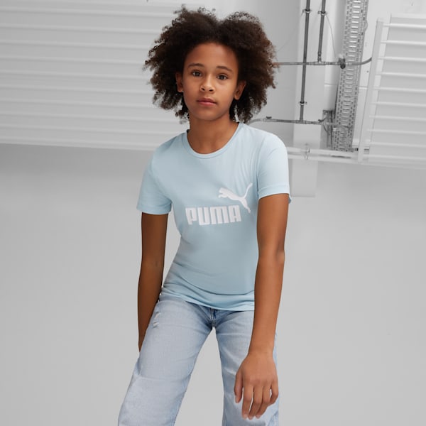 Essentials Logo Tee Youth, Turquoise Surf, large-ZAF