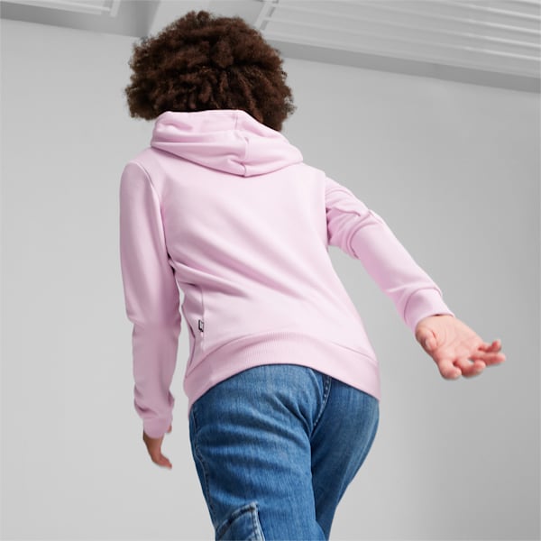 Essentials Logo Hoodie Youth, Grape Mist, large-ZAF