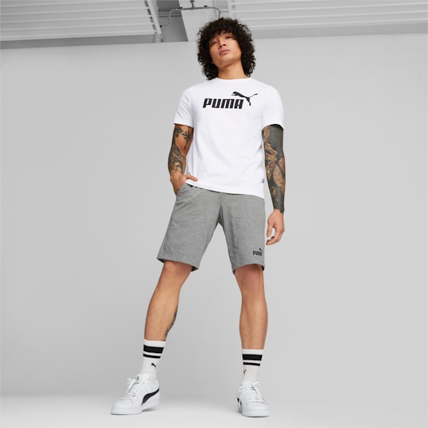 ESS Logo Men's Tee, Puma White, large-ZAF