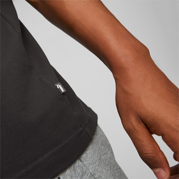 ESS Men's Pique Polo, Puma Black, large-ZAF