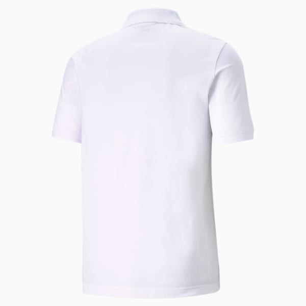 ESS Men's Pique Polo, Puma White, large-ZAF