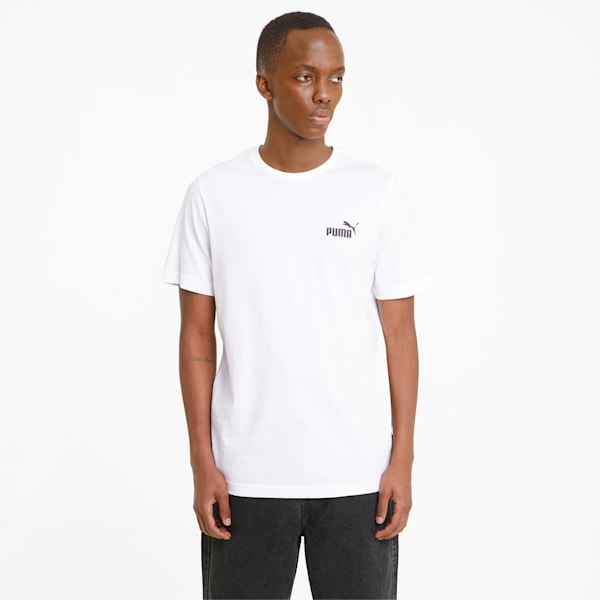 ESS Small Logo Men's Tee, Puma White, large-ZAF