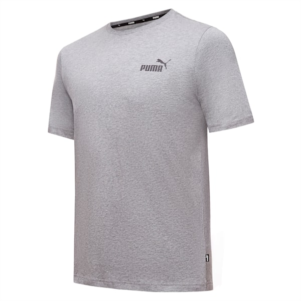 ESS Small Logo Men's Tee, Medium Gray Heather, large-ZAF