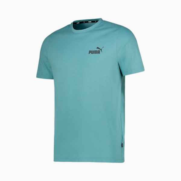 ESS Small Logo Men's Tee, Mineral Blue, large-ZAF