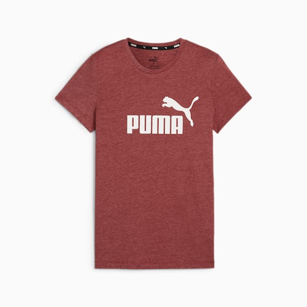 ESS Logo Heather Women's Tee, Intense Red, large-ZAF