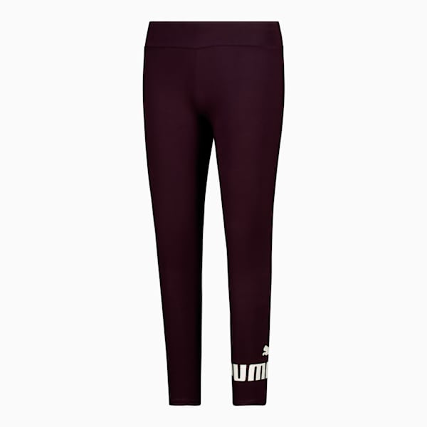 ESS Women's Logo Leggings, Midnight Plum, large-ZAF