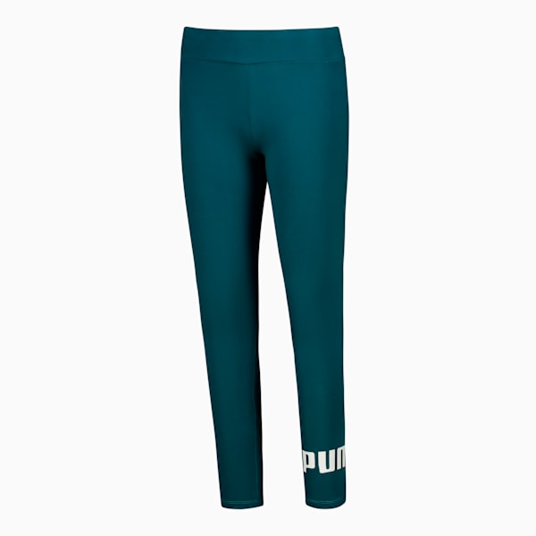 ESS Women's Logo Leggings, Cold Green, large-ZAF