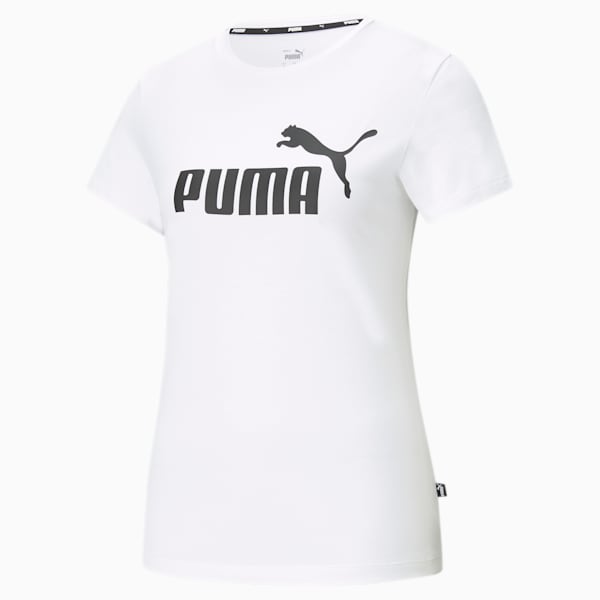 ESS Logo Women's Tee, Puma White, large-ZAF