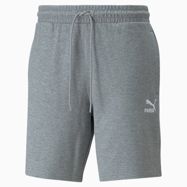 Shorts deportivos con logotipo Classics, Medium Gray Heather, large-ARG