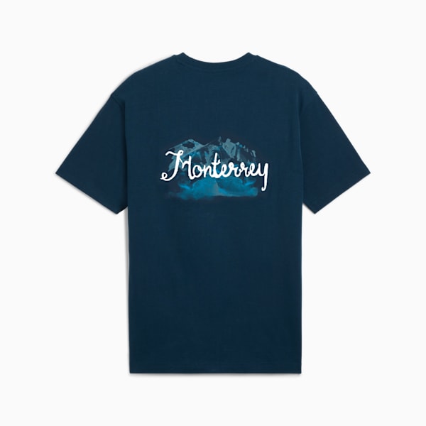 Camiseta KIDSUPER Rayados, Deep Navy-PUMA White, large-MEX