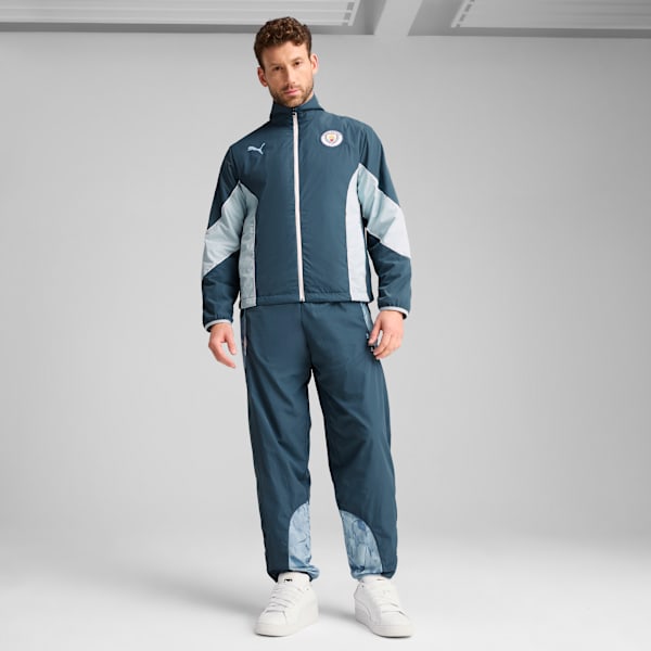 Chamarra reversible KID SUPER x MANCHESTER CITY para hombre, Gray Skies-Team Light Blue, large-MEX