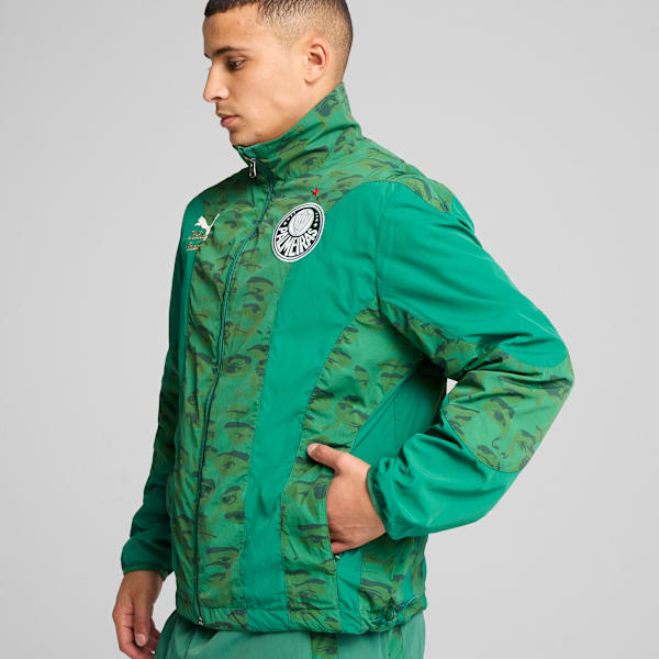 Chamarra reversible PUMA x KIDSUPER SE Palmeiras para hombre, Vine-Alpine Snow, large-MEX